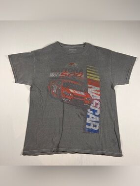 Vintage Daytona 500 Retro Vintage 90s NASCAR Graphic T Shirt Mens Medium Faded